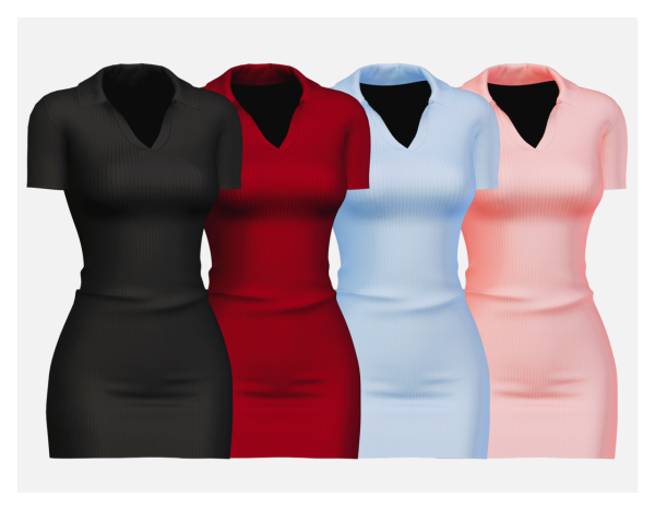 Velvet Dress by simsfinds - The Sims 3 Custom Content