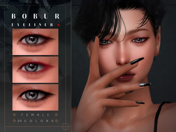Eyeliner 38  Earrings 102  Earrings 103  Earrings 104