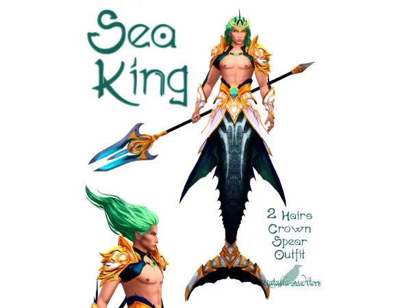 Mix Sea King set by natalia_auditore - The Sims 4 Custom Content