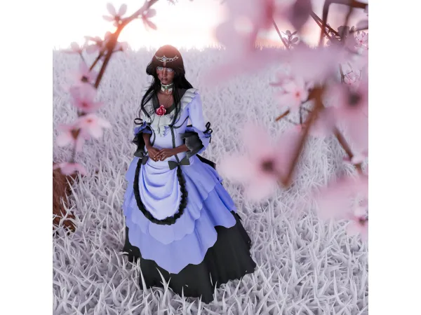 Alpha DOWNLOAD FF Cloud Gorgeous Set by simsonico - The Sims 4 Custom Content