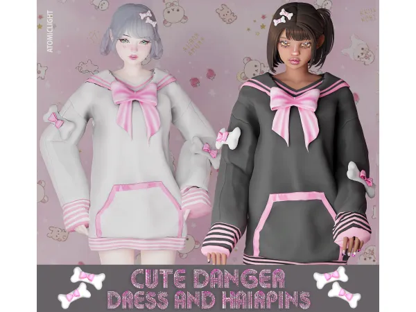 Alpha Cute Danger ᒡ ᒢ early access by atomiclight - The Sims 4 Custom Content