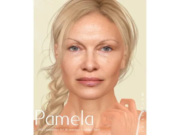 Alpha Pamela Skin Sim Eyes by thisisthem - The Sims 4 Custom Content