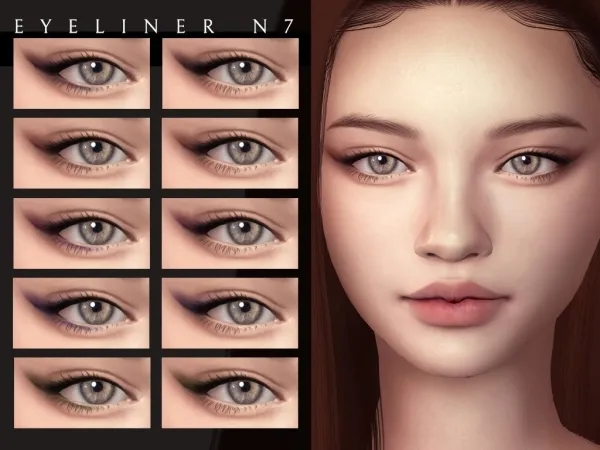 Mix Eyeliner N7 - The Sims 4 Custom Content