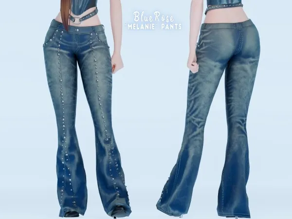 Melanie Denim Pants -brsims