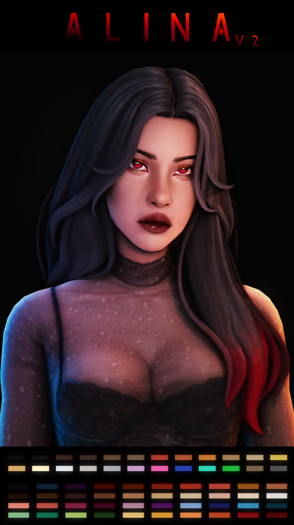 Maxis Match Fire girl gets a haircut by simsfinds - The Sims 4 Custom Content
