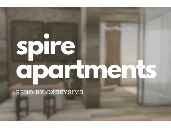 Mix Spire Apartments Reno by cxseysims - The Sims 4 Custom Content