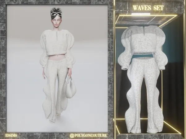 Alpha Waves Set by polygoncouture - The Sims 4 Custom Content