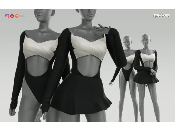 Alpha yes and Set (Public) by strangercreations - The Sims 4 Custom Content
