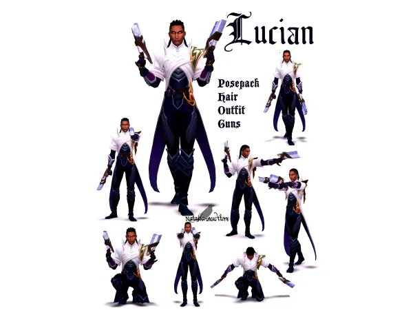 Mix Lucian Set by natalia_auditore - The Sims 4 Custom Content