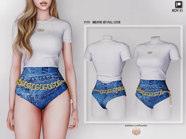 Alpha BREATHE SET P191 by busratr - The Sims 4 Custom Content