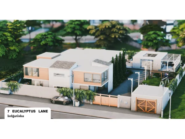 Maxis Match 7 Eucalyptus Lane by helgatisha - The Sims 4 Custom Content