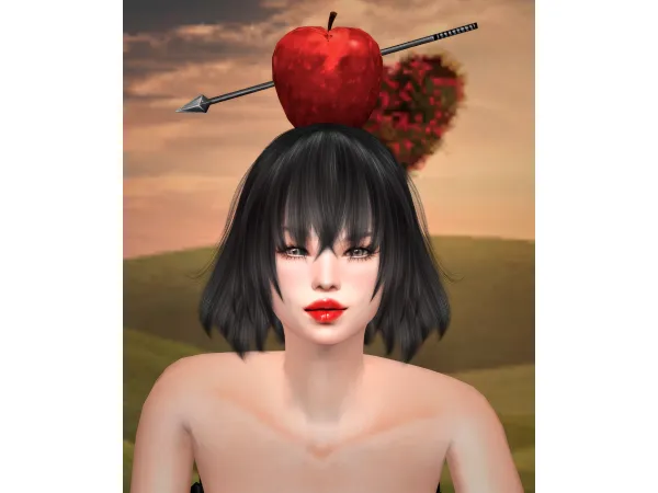 Alpha acc Apple Acc_Lollipop Jennisims by Jennifer - The Sims 4 Custom Content