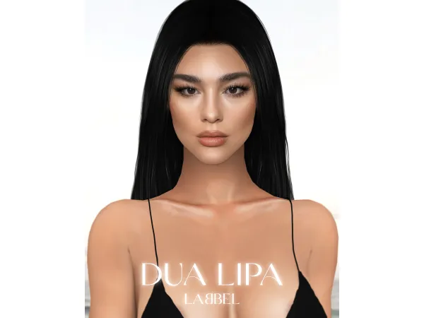 Alpha DUA LIPA SKIN by LabbelSims - The Sims 4 Custom Content