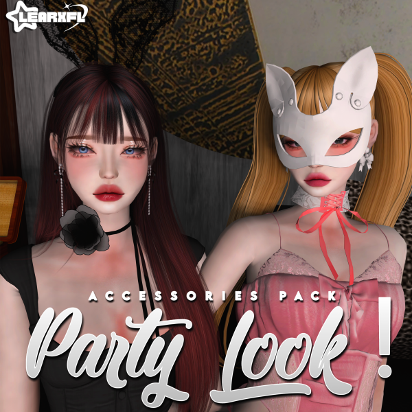 Alpha ZPT Party Look Accessories Pack by simsfinds - The Sims 4 Custom Content