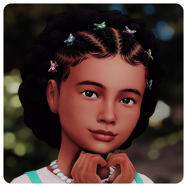 Maxis Match Shine Bright Child Hair by simsfinds - The Sims 4 Custom Content