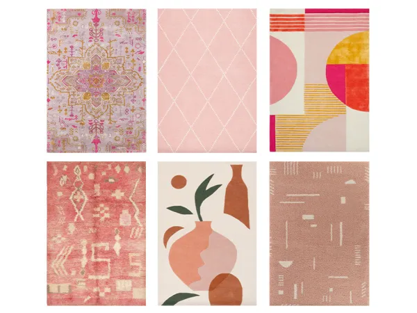 Mix Pink Rug Collection - The Sims 4 Custom Content