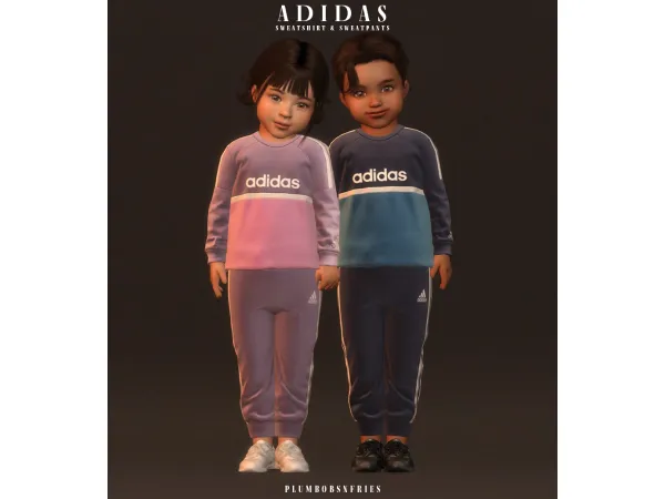 ADIDAS | sweatshirt & sweatpants (toddler) by plumbobsnfries
