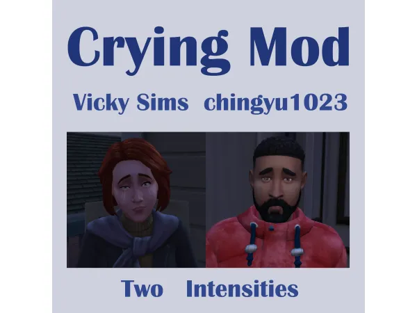 Maxis Match Crying Mod by chingyu1023 - The Sims 4 Custom Content