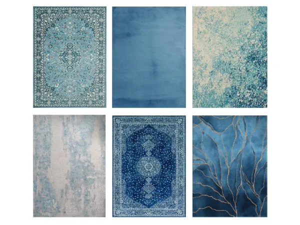 Alpha Blue Rug Collection by SimileBuilds - The Sims 4 Custom Content