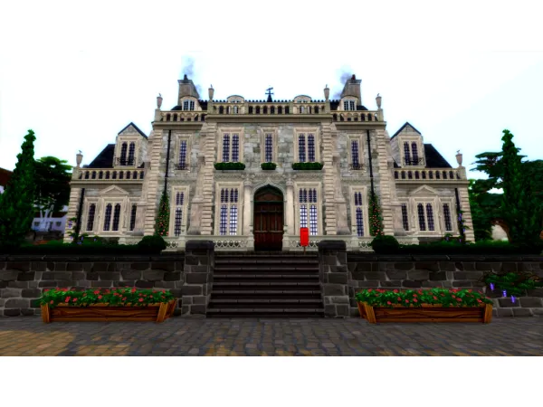 Alpha Gothic Windows Set IV by anniqandstereo91studios - The Sims 4 Custom Content