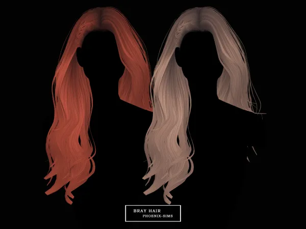 Alpha Bray Hair - The Sims 4 Custom Content