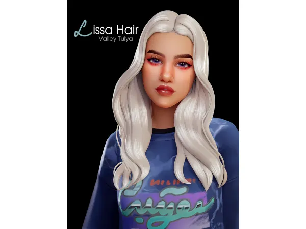 Maxis Match ( ) Lissa Hair by HelenaVtulya - The Sims 4 Custom Content