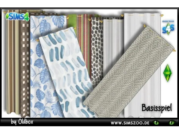 Mix Curtains - The Sims 4 Custom Content