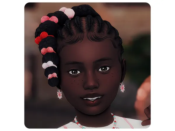 Maxis Match Bubble Pop Child Hair - The Sims 4 Custom Content