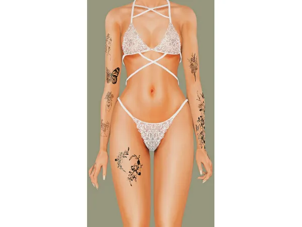 Nature Tattoos - The Sims 3 Custom Content