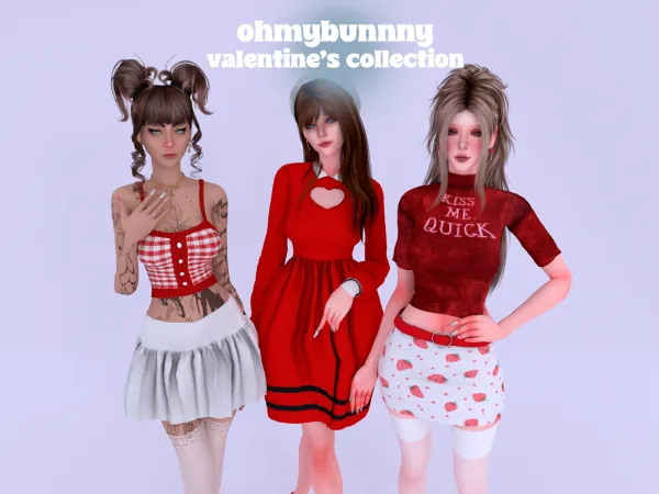 Alpha VALENTINE COLLECTION - The Sims 4 Custom Content