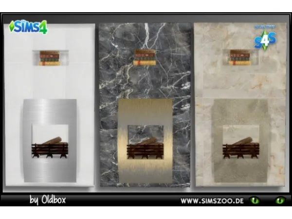 Alpha Fireplace - The Sims 4 Custom Content