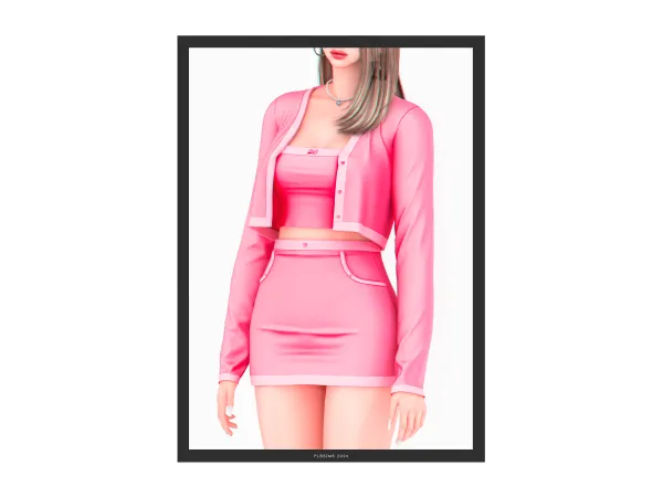 Alpha Oh my Love Outfit - The Sims 4 Custom Content