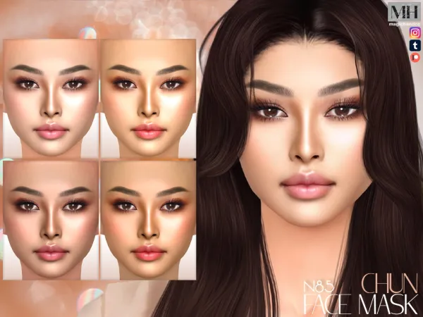 Alpha Chun Face Mask N85 - The Sims 4 Custom Content