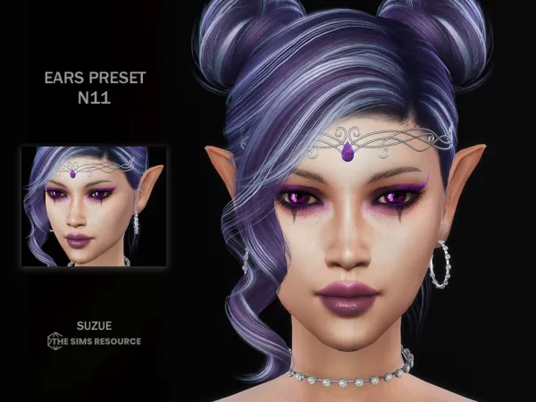 Alpha Ear Preset N11 - The Sims 4 Custom Content