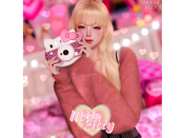Mix [Pose] Little Kitty by shoomejellyvely - The Sims 4 Custom Content