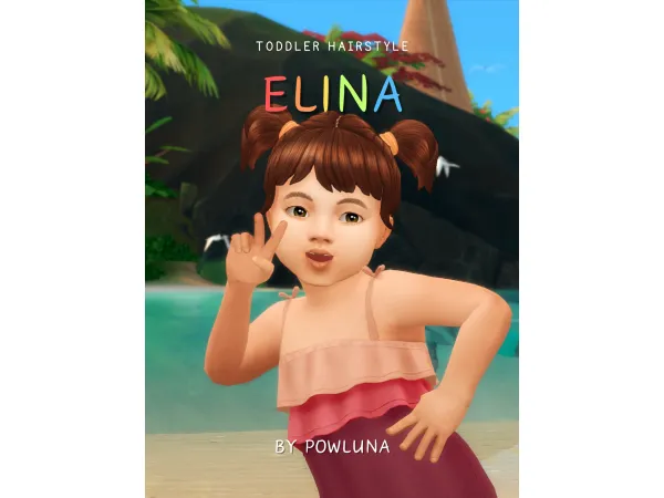 Maxis Match ELINA by powluna - The Sims 4 Custom Content