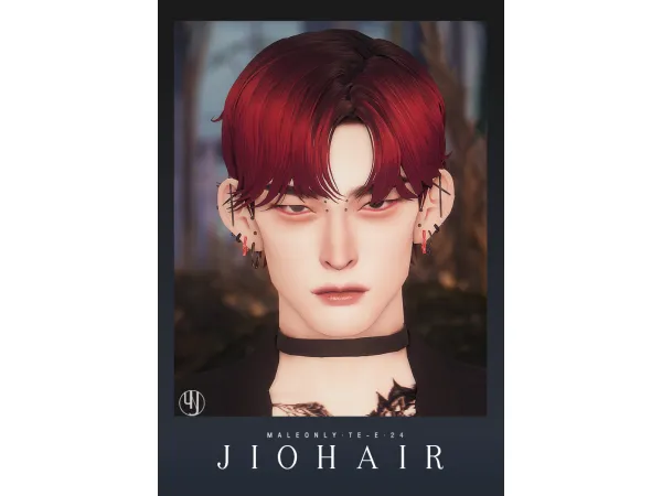Alpha JIO HAIR by JNYSim - The Sims 4 Custom Content