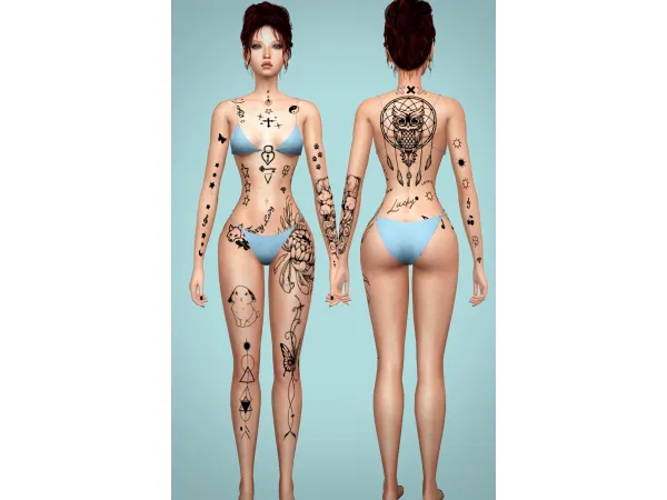 Tattoo Foxy Lady by Jennifer -Jennisims