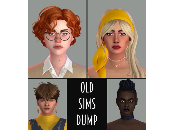Maxis Match Old Sims Dump 19 Spellcaster Edition by NikaTyler - The Sims 4 Custom Content