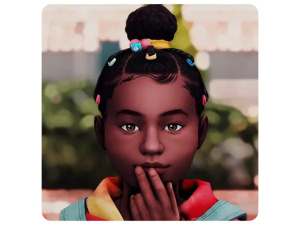 Maxis Match We Fresh Child Hair Set by yooniesim - The Sims 4 Custom Content