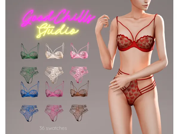 Alpha GCS February's 2024 by goodchillsstudio - The Sims 4 Custom Content