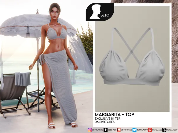Alpha Margarita Set - The Sims 4 Custom Content