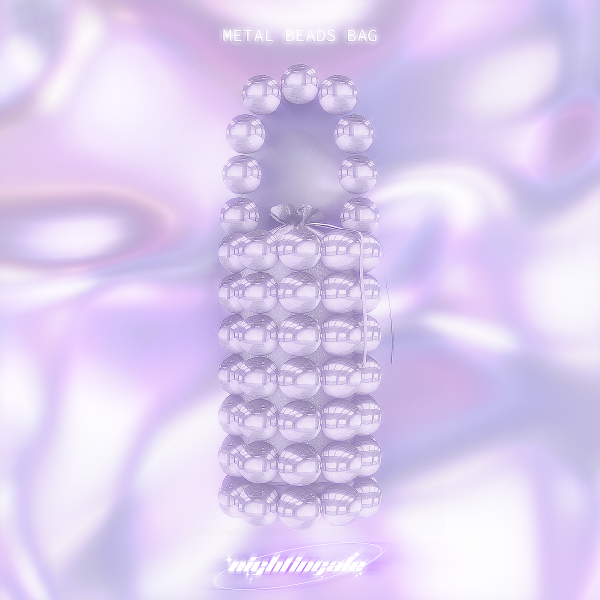Alpha Metal Beads Bag by simsfinds - The Sims 4 Custom Content