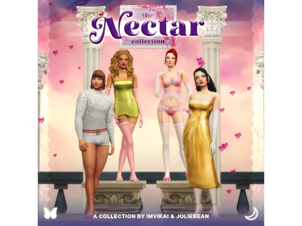 Maxis Match NECTAR COLLECTION (28 ITEMS) by IMVIKAI JOLIEBEAN - The Sims 4 Custom Content