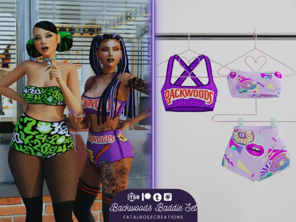 Alpha Backwoods Baddie Set - The Sims 4 Custom Content
