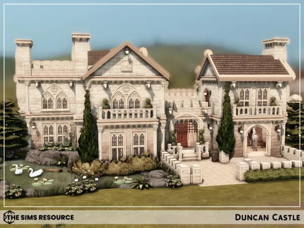 Maxis Match Duncan Castle - The Sims 4 Custom Content