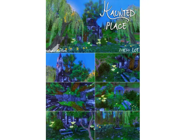 Alpha Haunted place 20x30 lot by natalia_auditore - The Sims 4 Custom Content