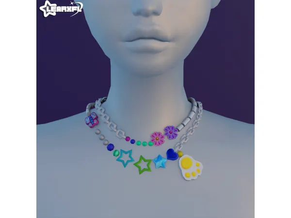 Alpha ZPT Daily Look Accessories by Learxfl - The Sims 4 Custom Content