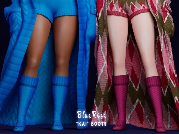 Mix Kai boots brsims - The Sims 4 Custom Content
