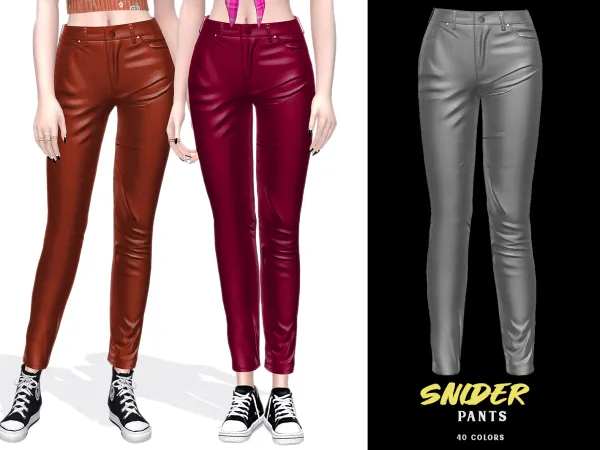 Mix Snider Pants - The Sims 4 Custom Content